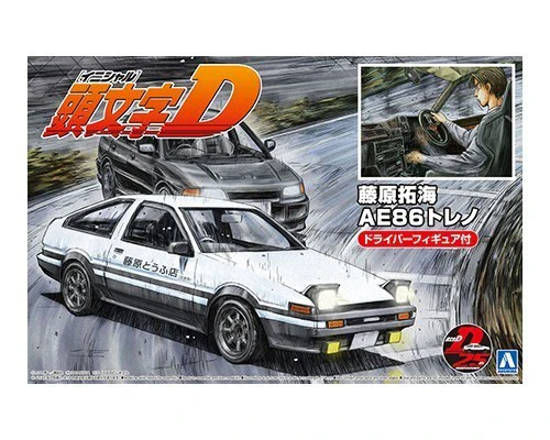 1/24 INITIAL-D FUJIWARA TAKUMI AE86 TRUENO (PROJECT-D Ver.) with Figure - Image 2