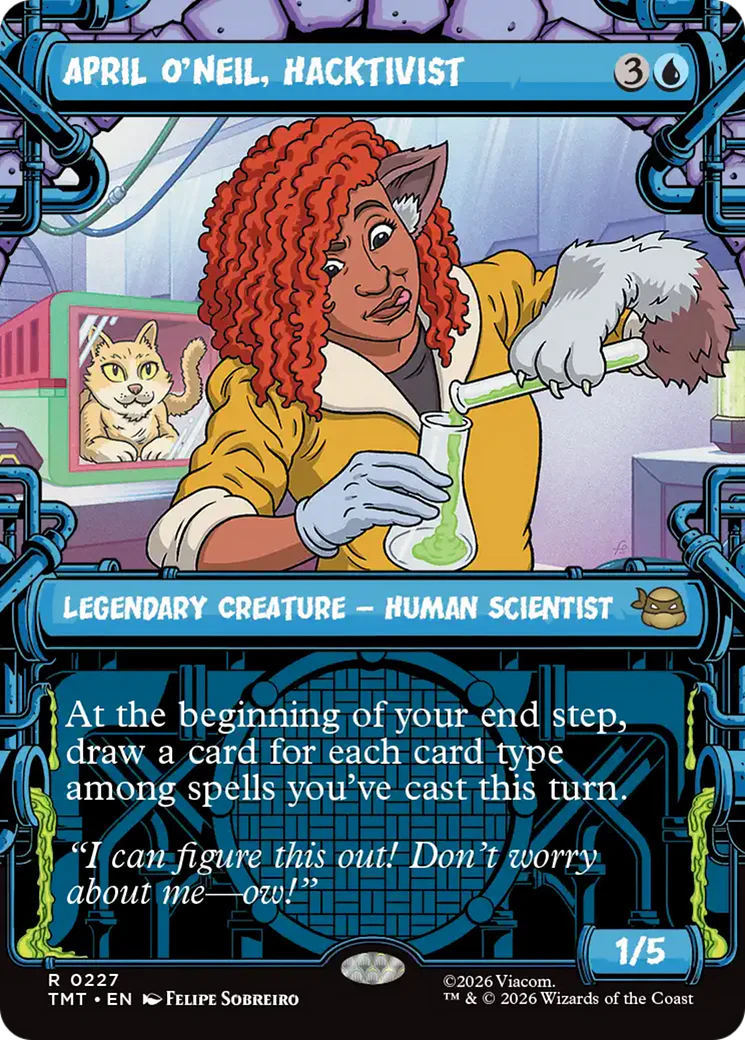 April O'Neil, Hacktivist (0227) (Showcase) [Teenage Mutant Ninja Turtles]