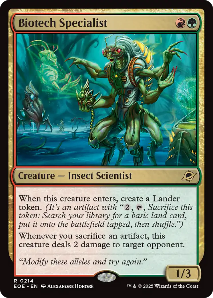 Biotech Specialist [Edge of Eternities]