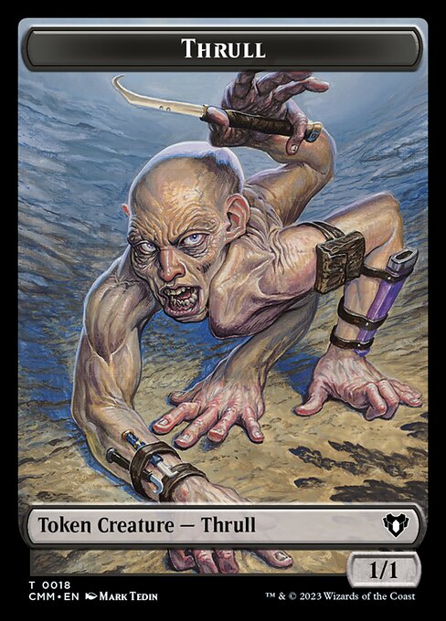 Bird // Thrull Double-Sided Token [Commander Masters Tokens] - Image 2