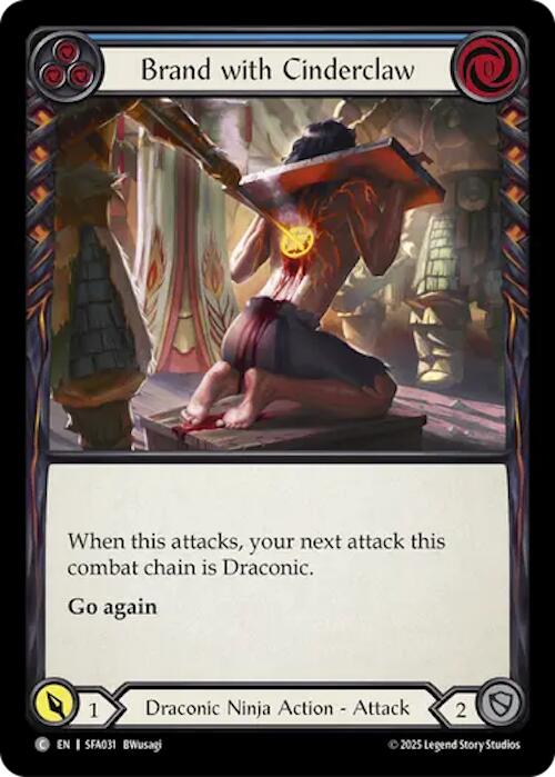 Brand with Cinderclaw (Blue) (Regular) [SFA031] (GEM Pack 2)