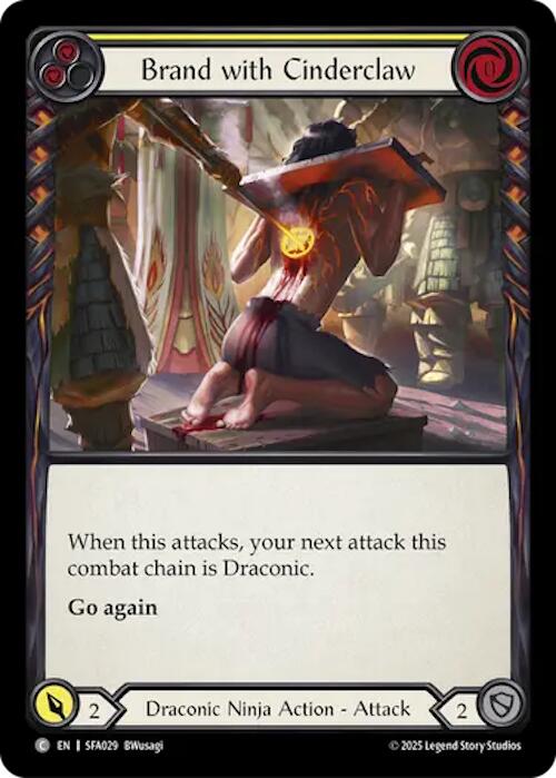 Brand with Cinderclaw (Yellow) (Regular) [SFA029] (GEM Pack 2)