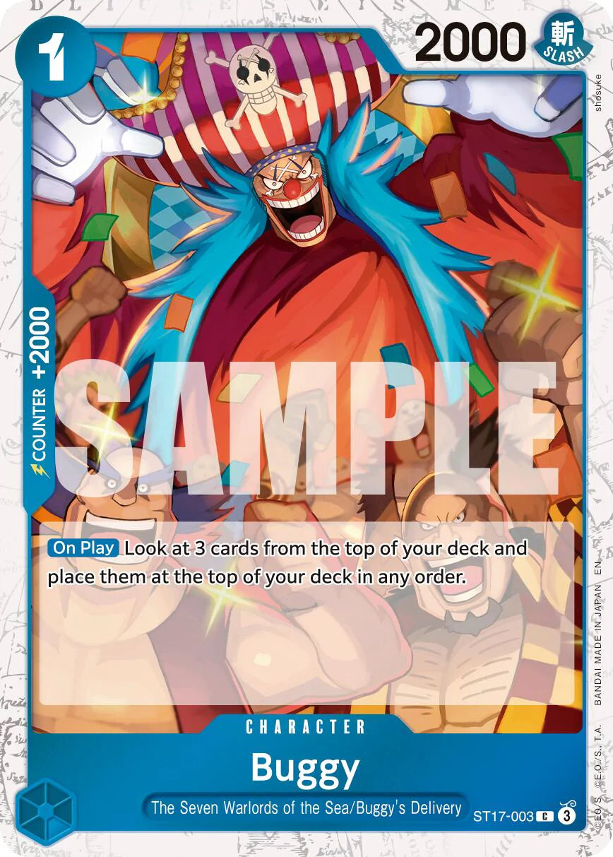 Buggy (ST17-003) (Pirate Foil) [Premium Booster -The Best- Vol. 2]