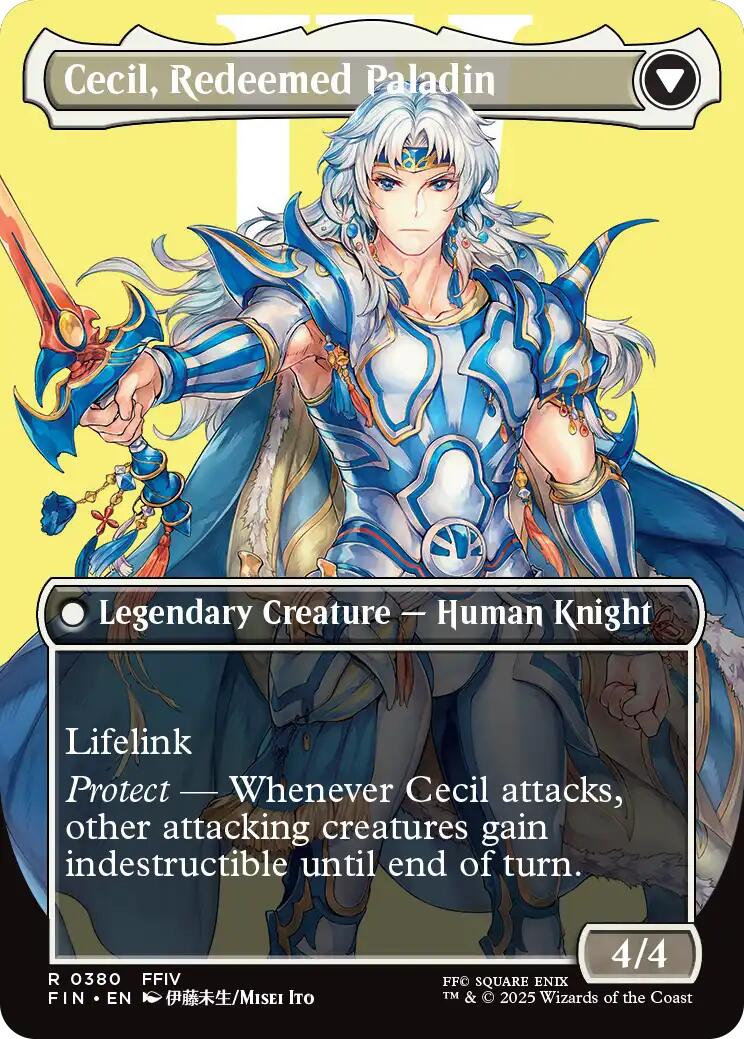 Cecil, Dark Knight // Cecil, Redeemed Paladin (Borderless) [FINAL FANTASY] - Image 2