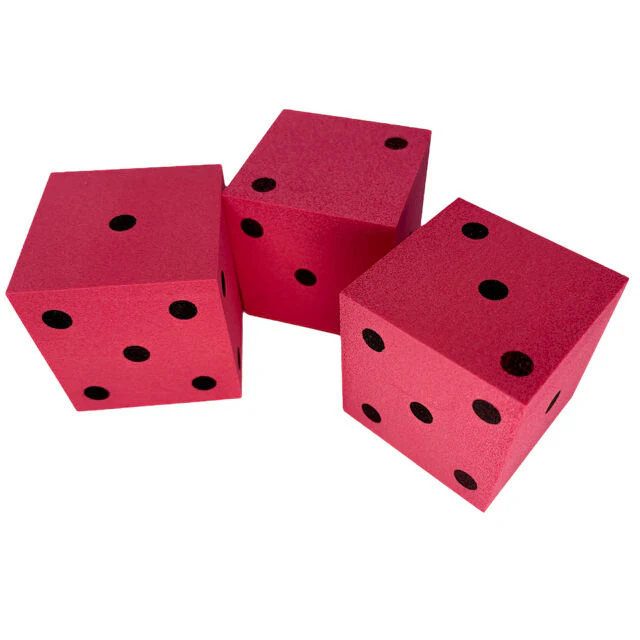 Chessex Square Cornered 50mm Foam Dice - Image 6