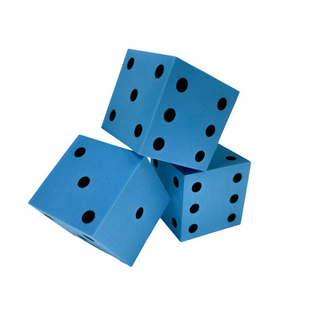 Chessex Square Cornered 50mm Foam Dice - Image 8