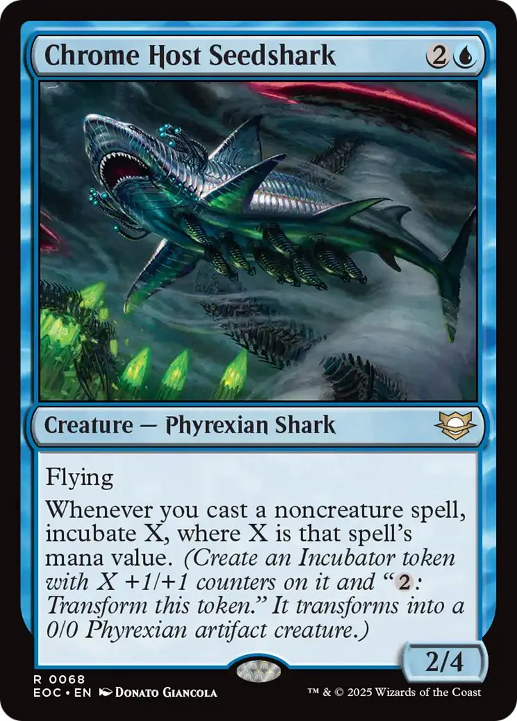 Chrome Host Seedshark [Edge of Eternities Commander]