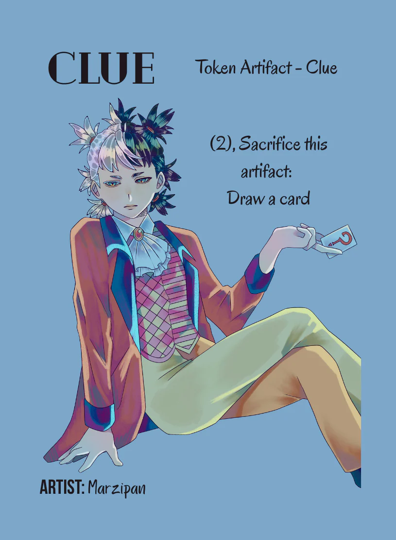 Clue Token (Blue) - By Marzipan