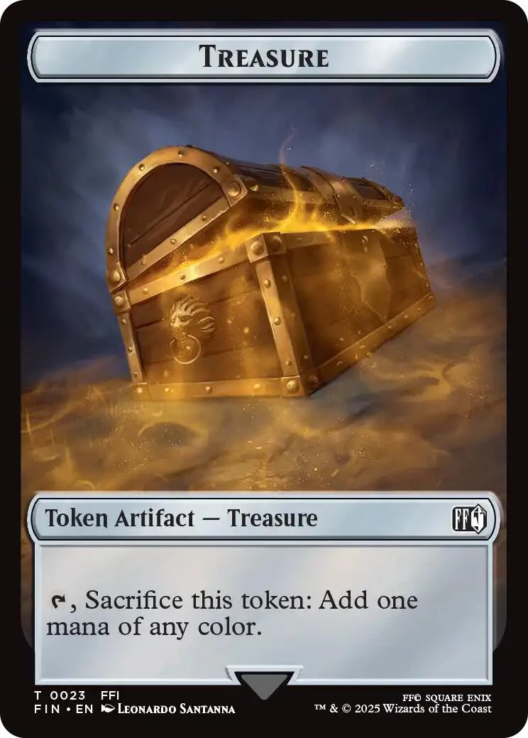 Clue // Treasure Double-Sided Token [FINAL FANTASY Commander Tokens] - Image 2