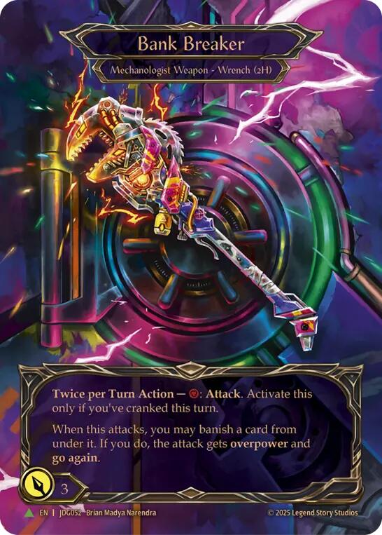 Construct Bank Breaker [JDG052] (Promo)  Cold Foil - Image 2