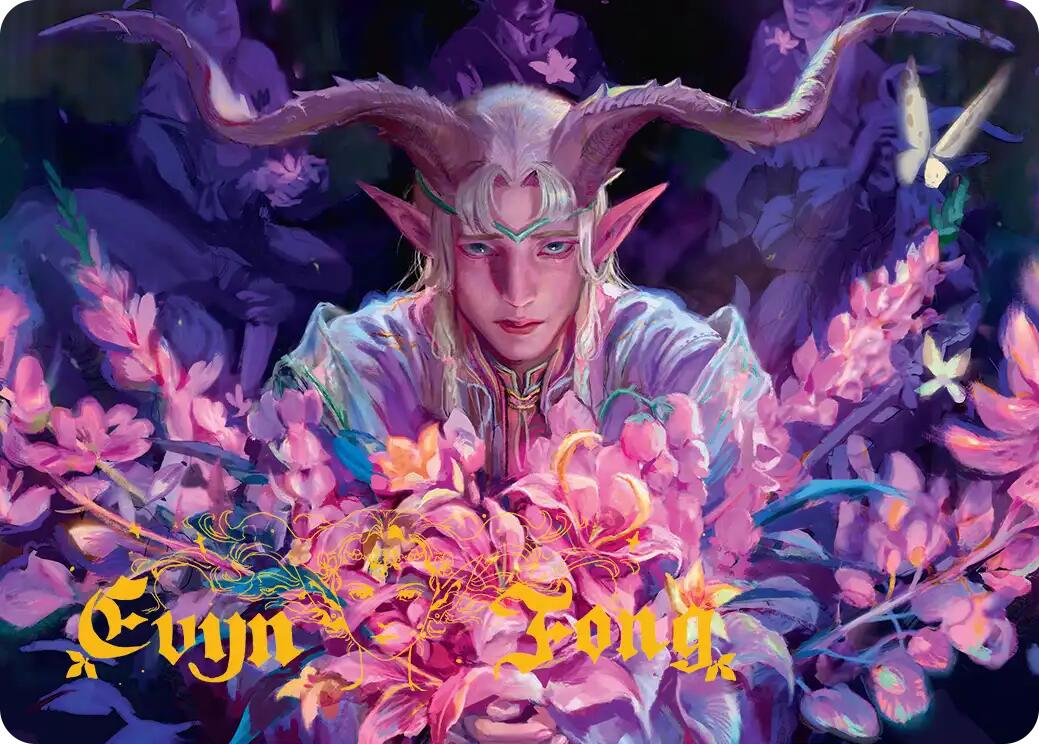 Dawnhand Eulogist Art Card (Gold-Stamped Signature) [Lorwyn Eclipsed Art Series]
