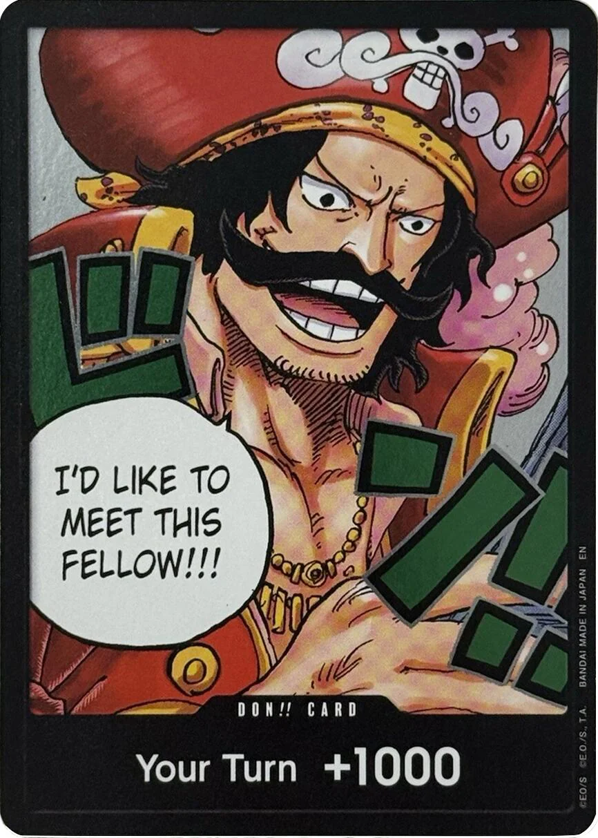 DON!! Card (Gol.D.Roger) [Carrying On His Will]