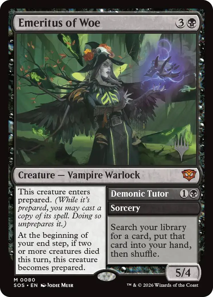 Emeritus of Woe [Secrets of Strixhaven Promos]