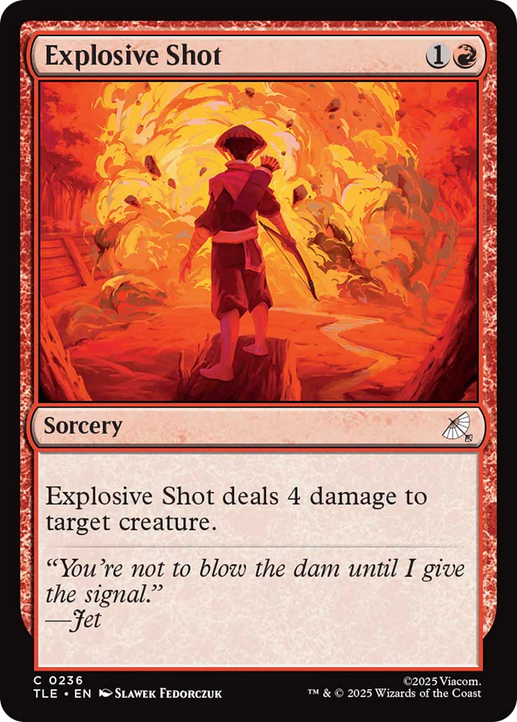 Explosive Shot [Avatar: The Last Airbender: Eternal-Legal]