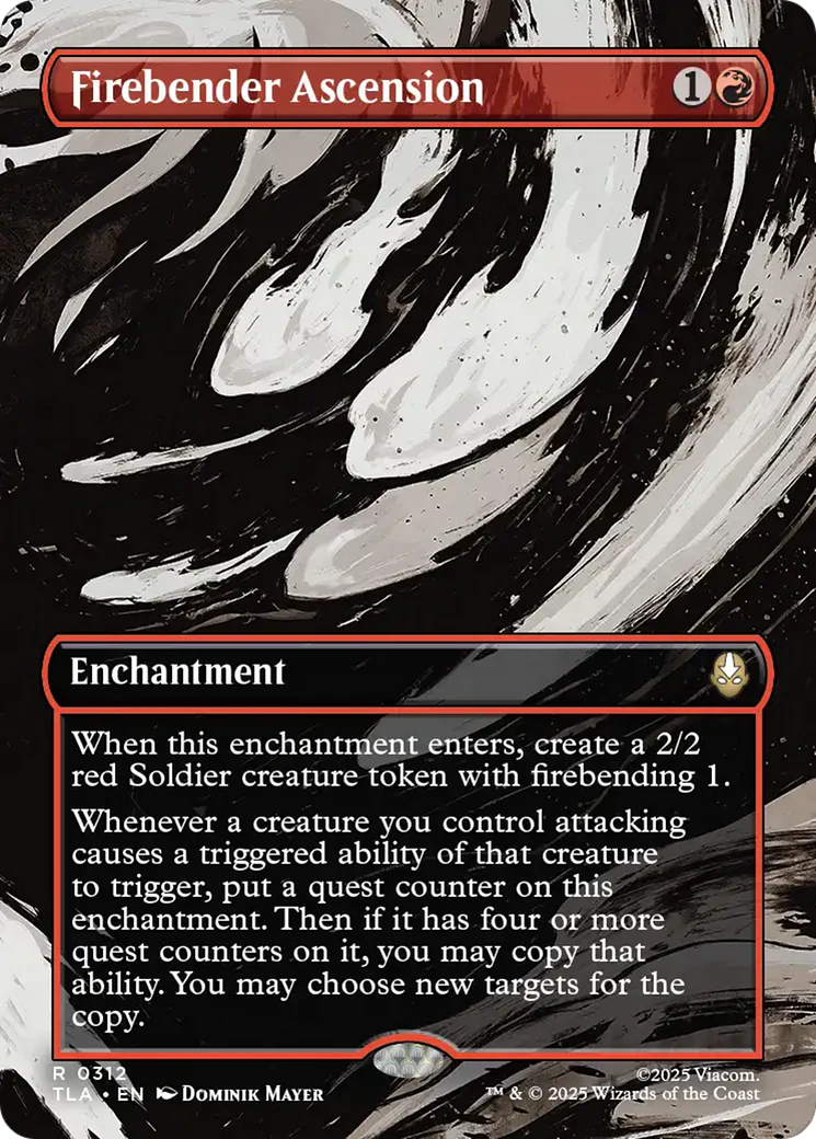 Firebender Ascension (Borderless) [Avatar: The Last Airbender]