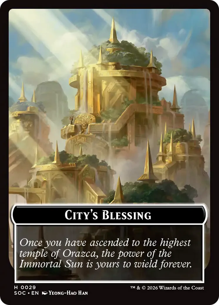 Food // City's Blessing Double-Sided Token [Secrets of Strixhaven Commander Tokens] - Image 2
