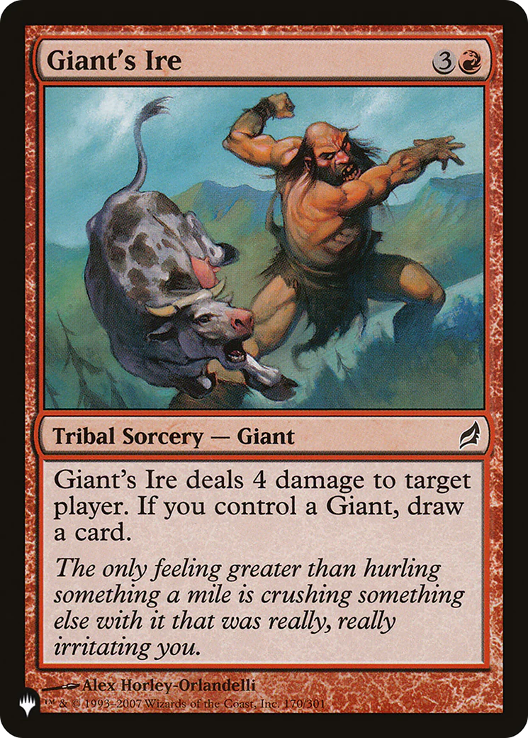 Giant's Ire [The List]