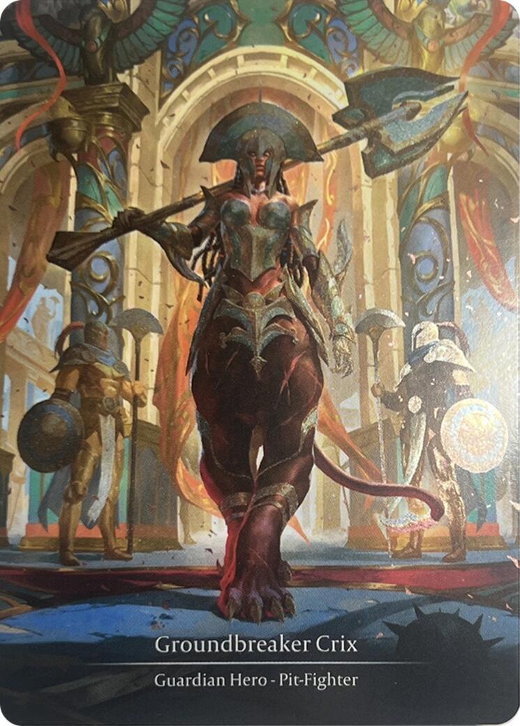 Groundbreaker Crix [HER155] (Promo)  Cold Foil - Image 2