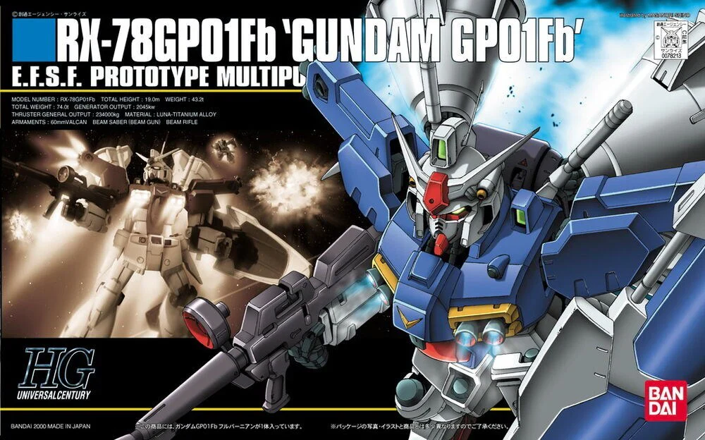 HGUC 1/144 RX78 GP01FB
