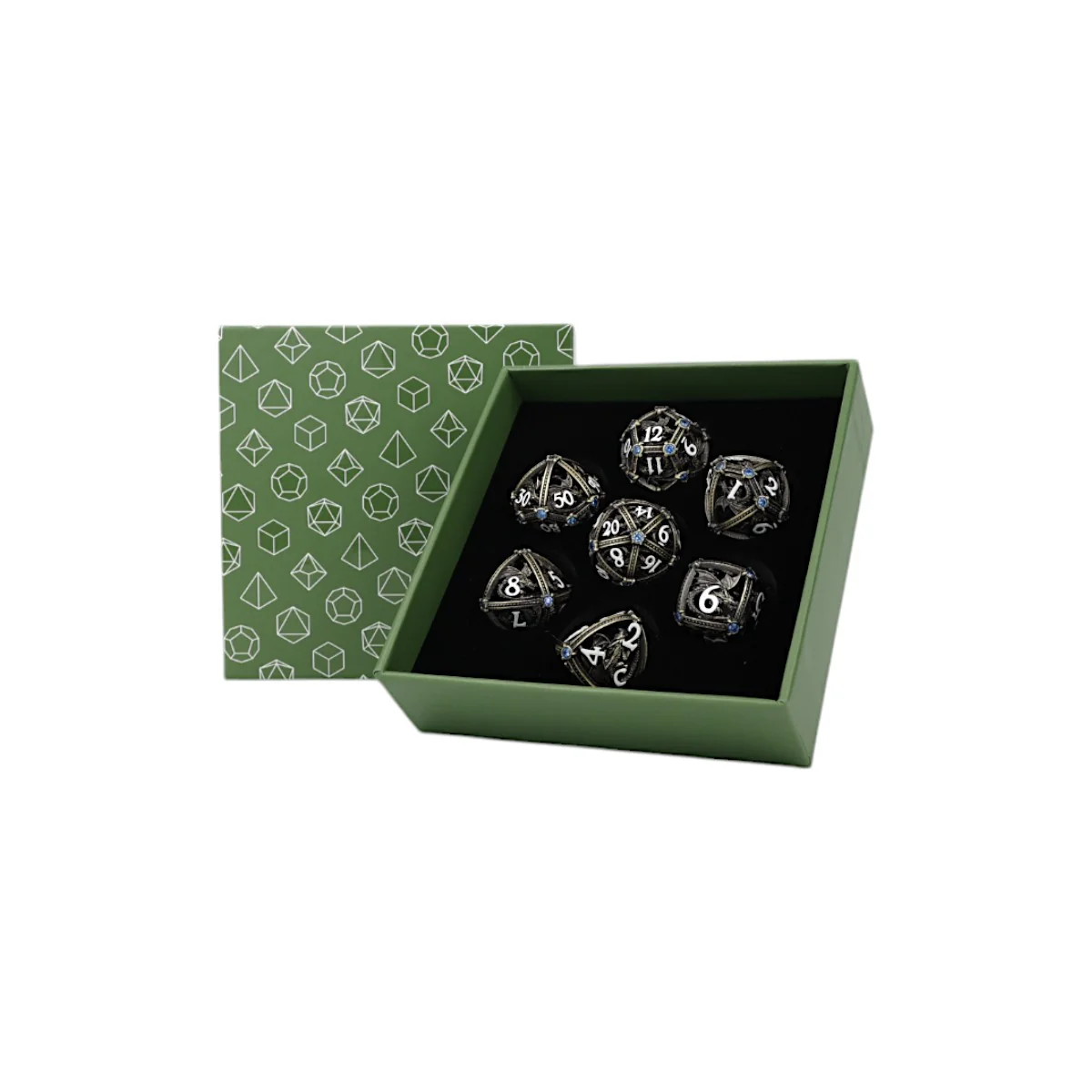 LPG Dice Set: Hoard Guardian - Gold/Blue