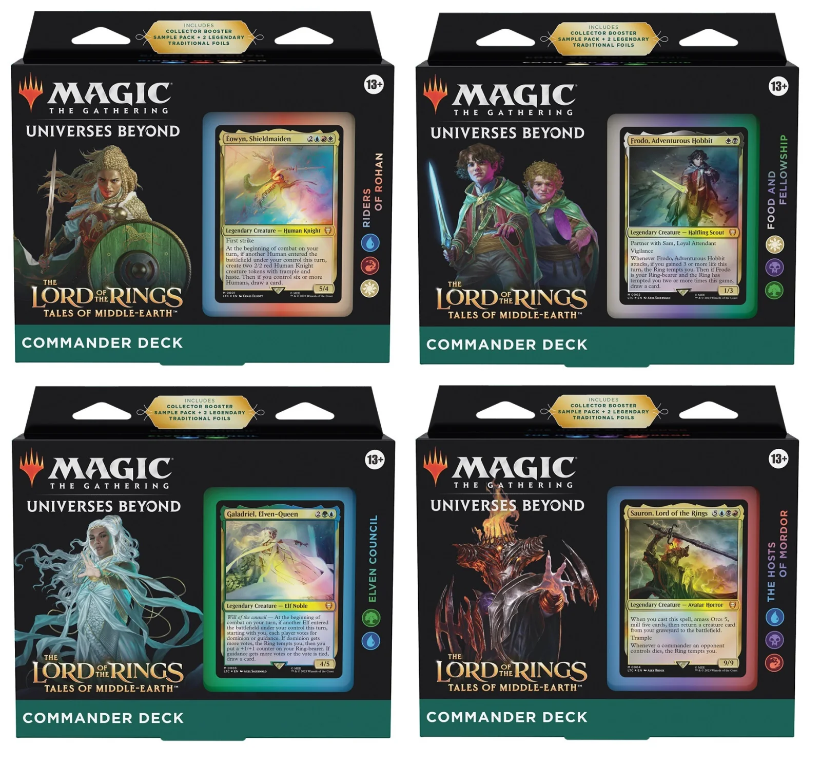 Magic The Lord of the Rings: Tales of Middle Earth - Commander Decks