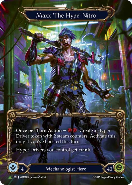 Maxx 'The Hype' Nitro [GEM105] (GEM Pack 4)  Cold Foil - Image 2