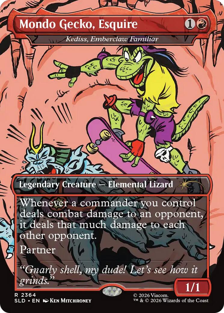 Mondo Gecko, Esquire - Kediss, Emberclaw Familiar [Secret Lair Drop Series]