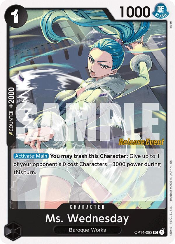 Ms. Wednesday [The Azure Sea's Seven Release Event Cards]