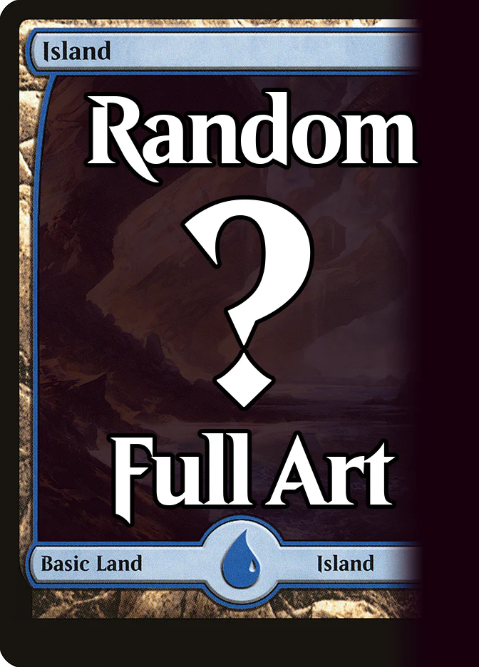 Random FULL ART Basic Land - Island