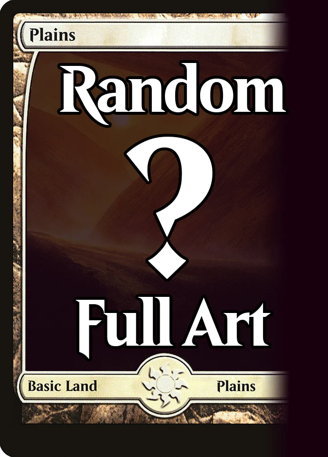 Random FULL ART Basic Land - Plains