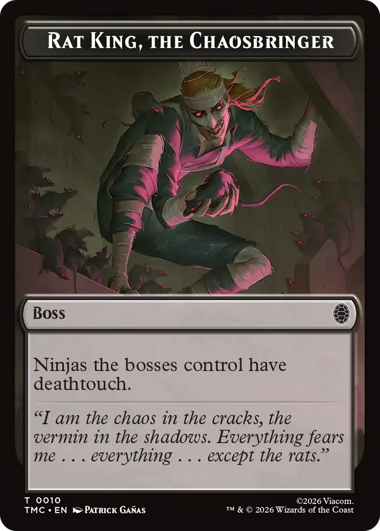 Rat King, The Chaosbringer [Teenage Mutant Ninja Turtles Commander Tokens]