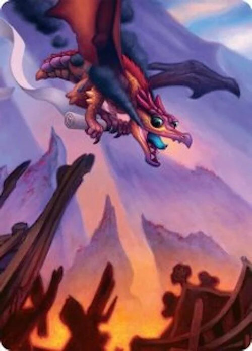 Scavenger Regent Art Card (45/54) [Tarkir: Dragonstorm Art Series]