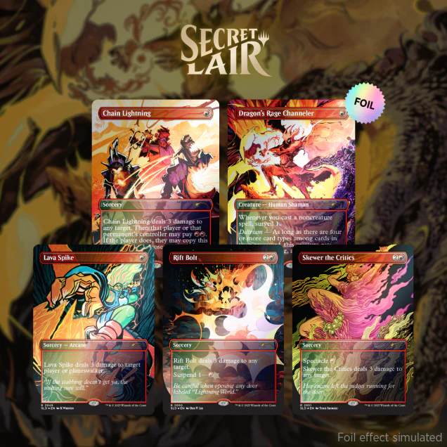 Secret Lair: Everything is on fire - Foil Edition