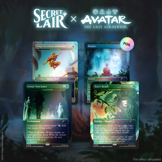 Secret Lair x Avatar: The Last Airbender - A Lot to Learn Foil Edition
