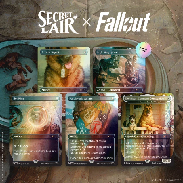Secret Lair x Fallout: Greet the Dog - Foil Edition