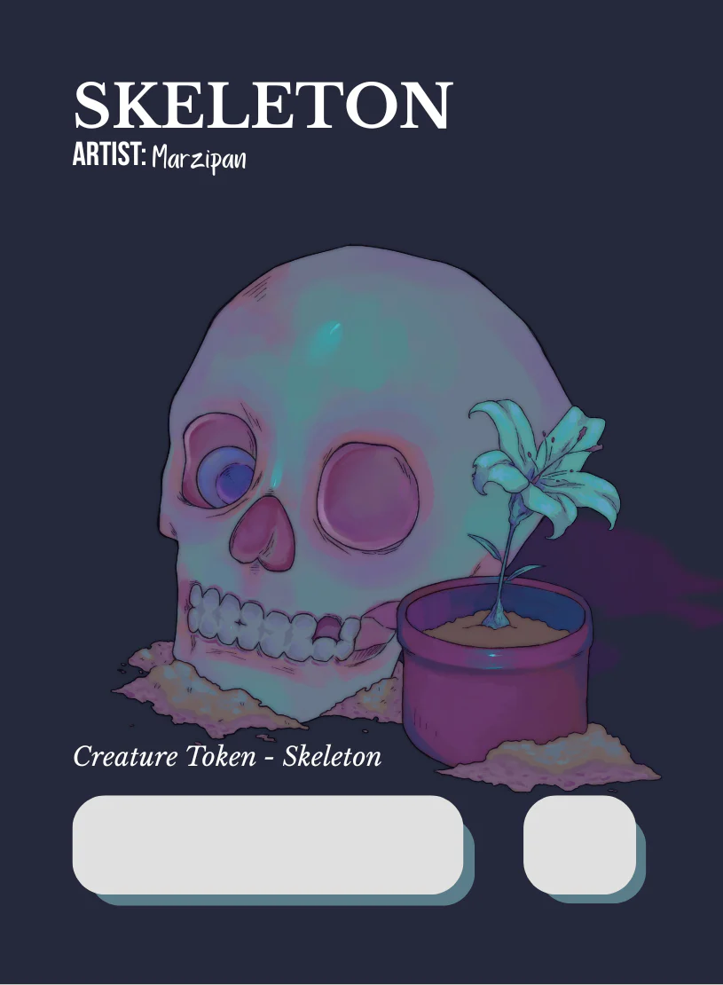 Skeleton Token (Blank) - By Marzipan