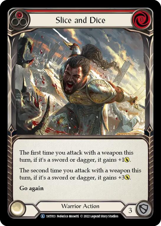 Slice and Dice (Red) [1HT013] (History Pack 1 Dorinthea Blitz Deck)