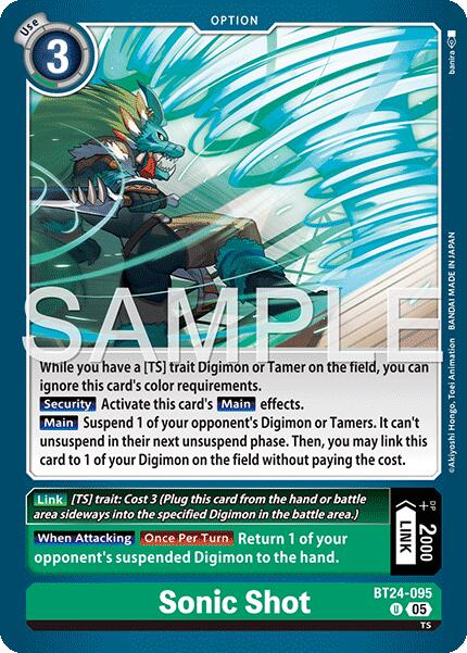 Sonic Shot [BT24-095] [Time Stranger]