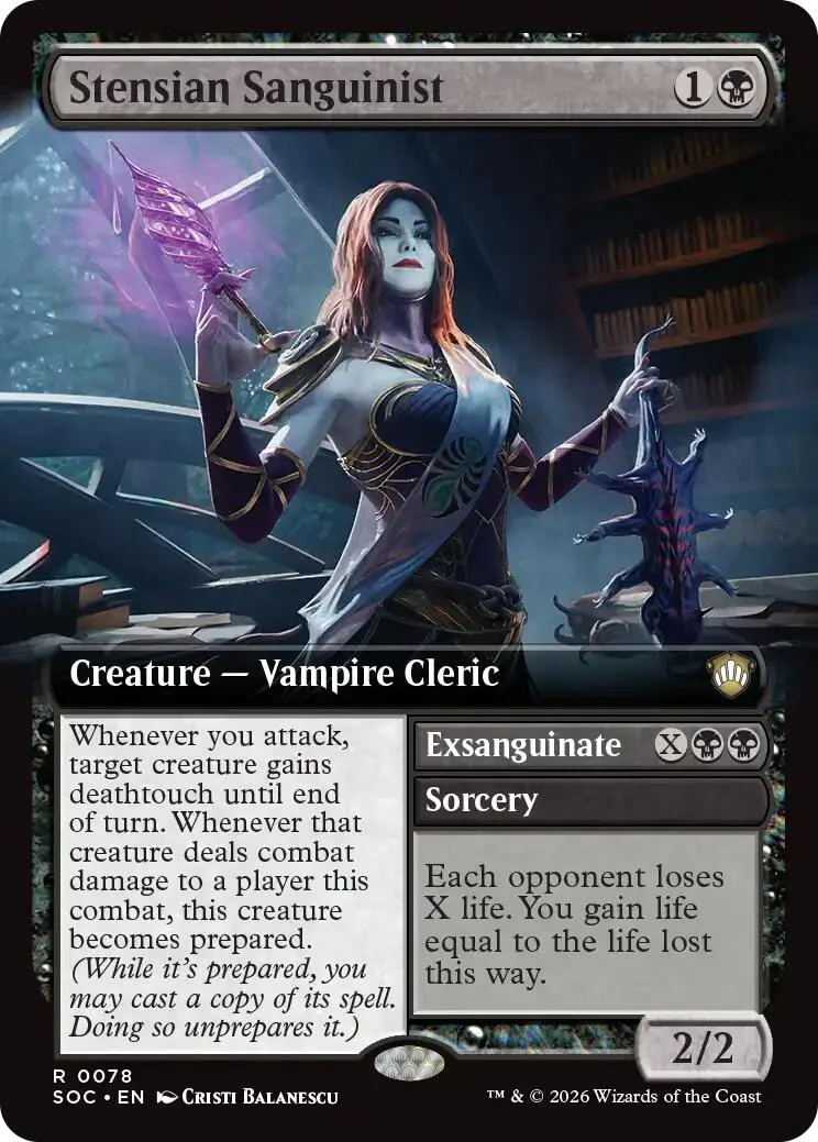 Stensian Sanguinist (Extended Art) [Secrets of Strixhaven Commander]
