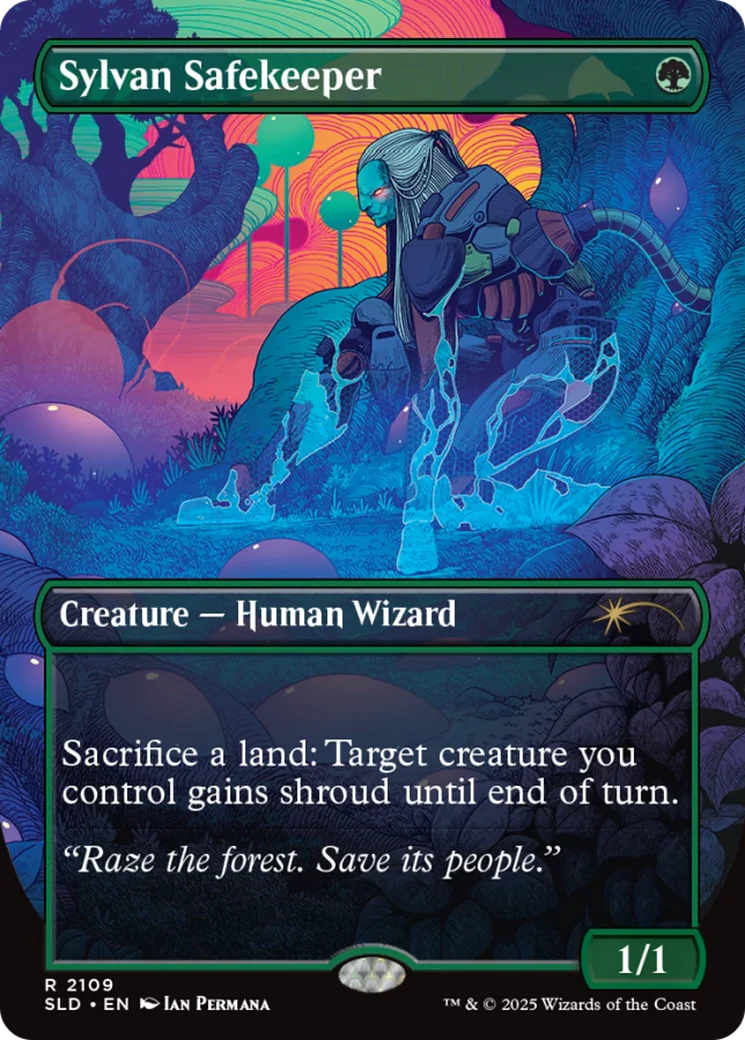 Sylvan Safekeeper (Galaxy Foil) [Secret Lair Drop Series]