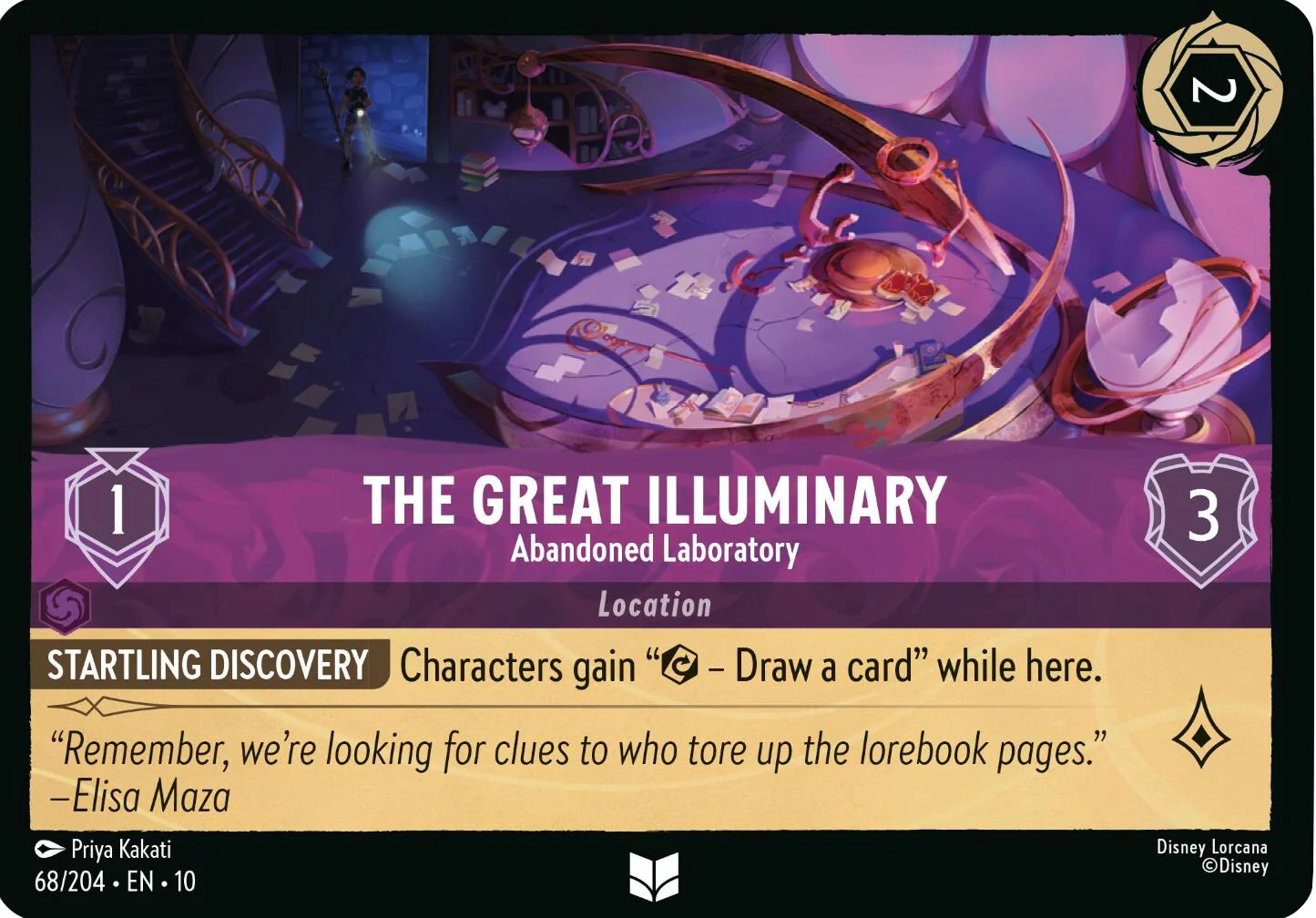 The Great Illuminary - Abandoned Laboratory (68/204) [Whispers in the Well]