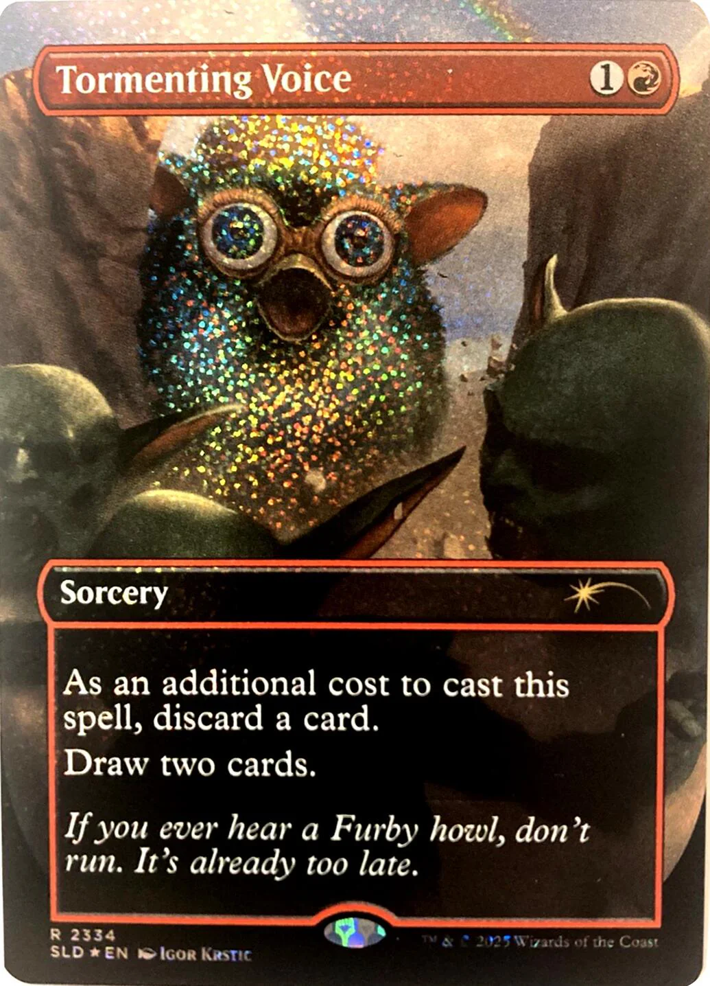Tormenting Voice (Confetti Foil) [Secret Lair Drop Series]