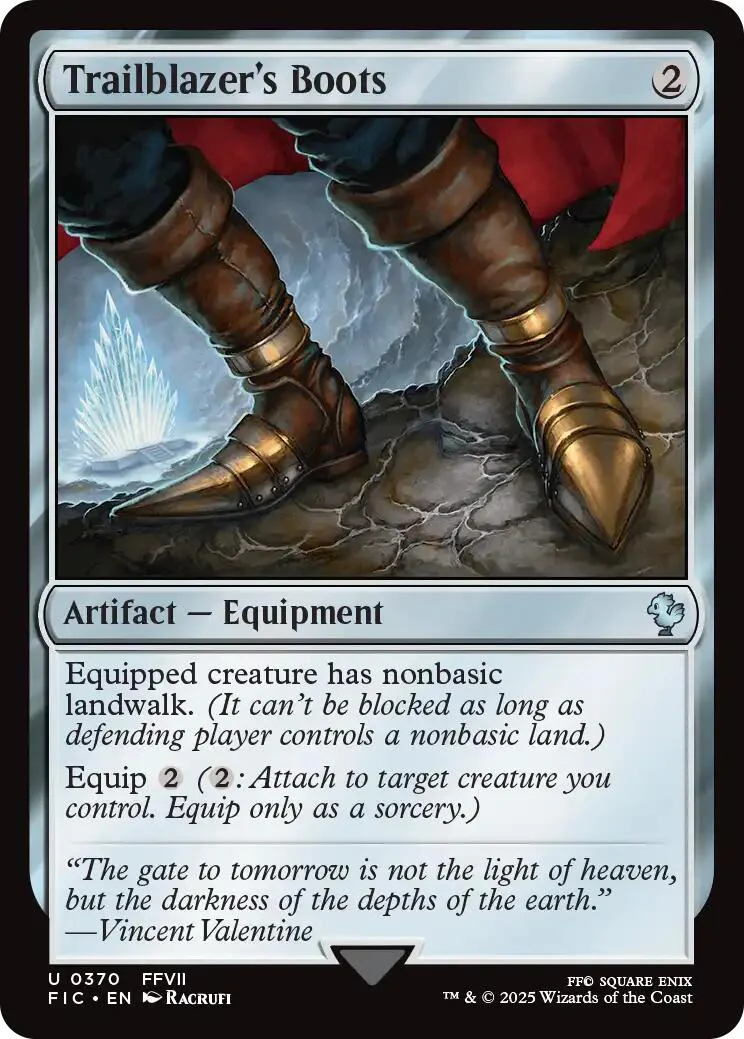 Trailblazer's Boots (Surge Foil) [FINAL FANTASY Commander]
