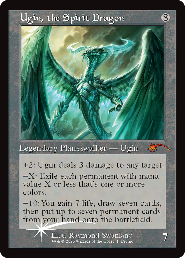 Ugin, the Spirit Dragon (Retro Frame) [Secret Lair Drop Series]