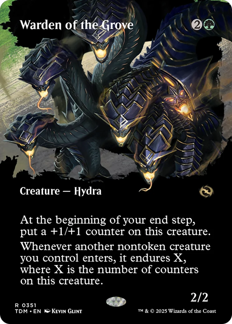 Warden of the Grove (Borderless) [Tarkir: Dragonstorm]